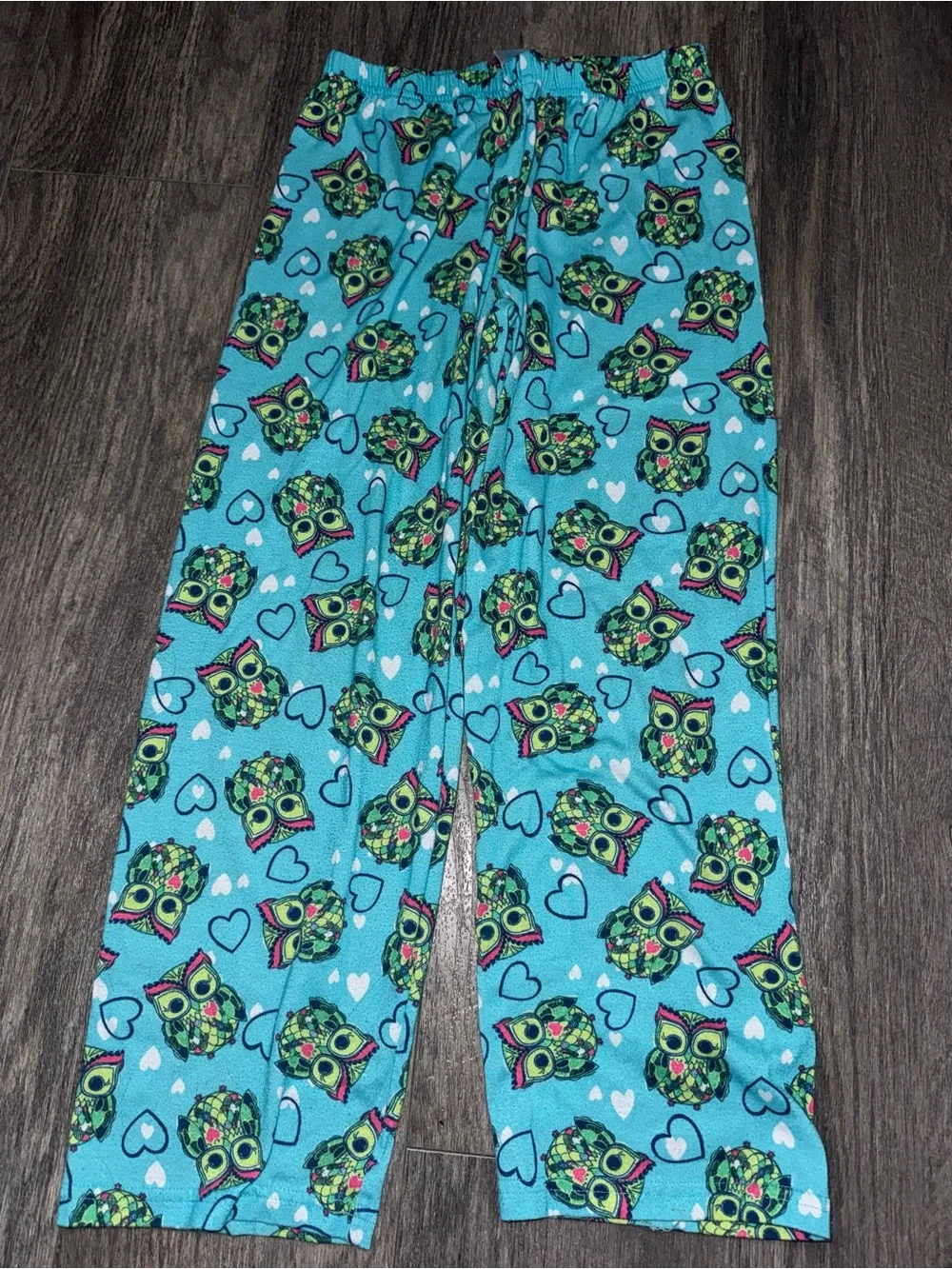 The Children's Place Teal Owl Print Pajama Pants